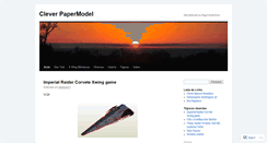 Desktop Screenshot of cleverpapermodel.com